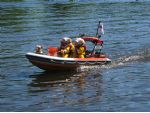 The performance of this Atlantic class RIB lifeboat doesn't bear thinking about - it's really quick!